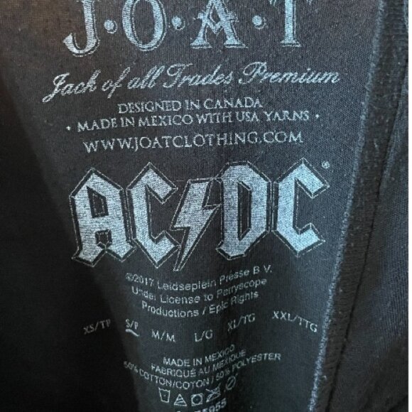 Ac/dc retro 1983 world tour graphic tee - Picture 3 of 4